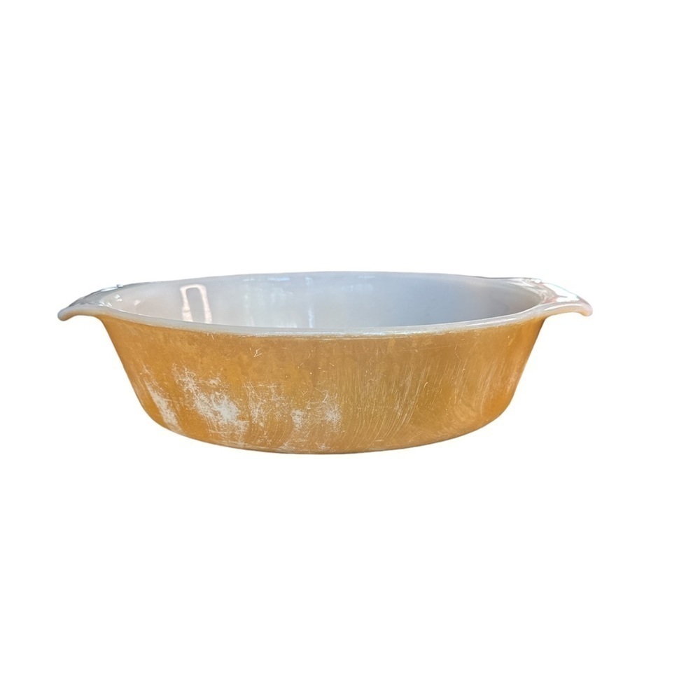 Peach Luster Fire King - Anchor Hocking OvenWare 1.5 Quart oval Casserole Dish